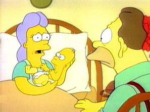 Abram racconta la nascita del fratello di Homer