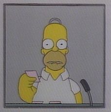 Homer cerca di far esplodere Flander